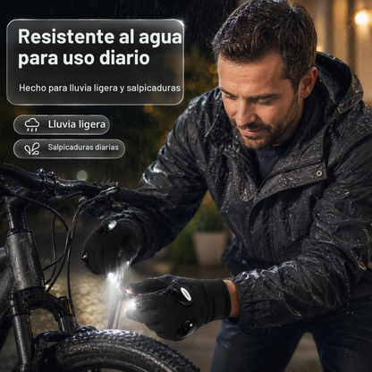 Guantes con luz led